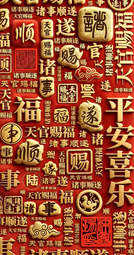 4k喜庆壁纸 - 国风 - 手机 - 新年「哲风壁纸」