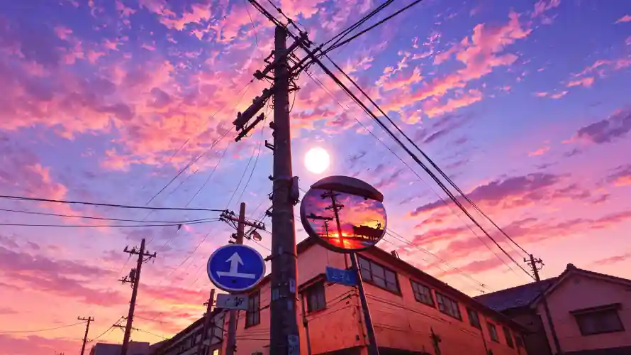 3k唯美壁纸-壁纸 - 夕阳-日系「哲风壁纸」