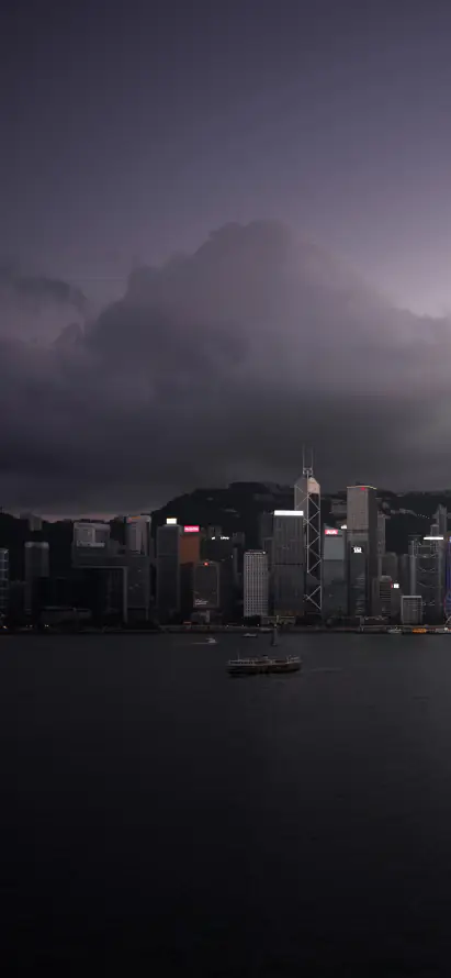 4k乌云壁纸 - 城市 - 夜景 - 暮色「哲风壁纸」