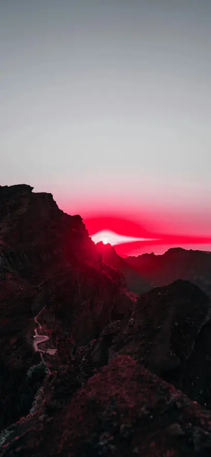 4k天空壁纸 - 山峦 - 山川 - 山影「哲风壁纸」