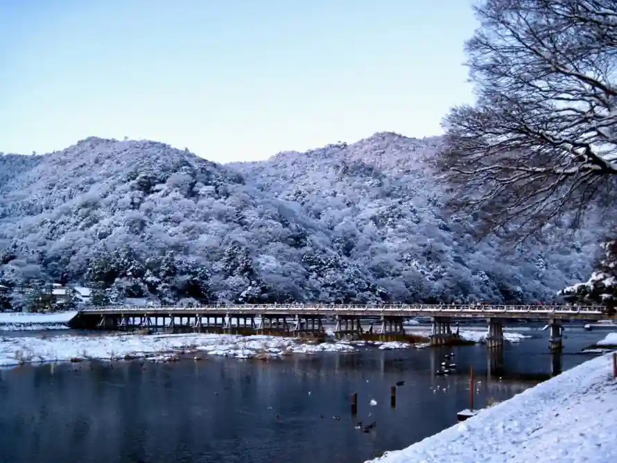 2k京都壁纸-冬日 - 岚山-日本「哲风壁纸」