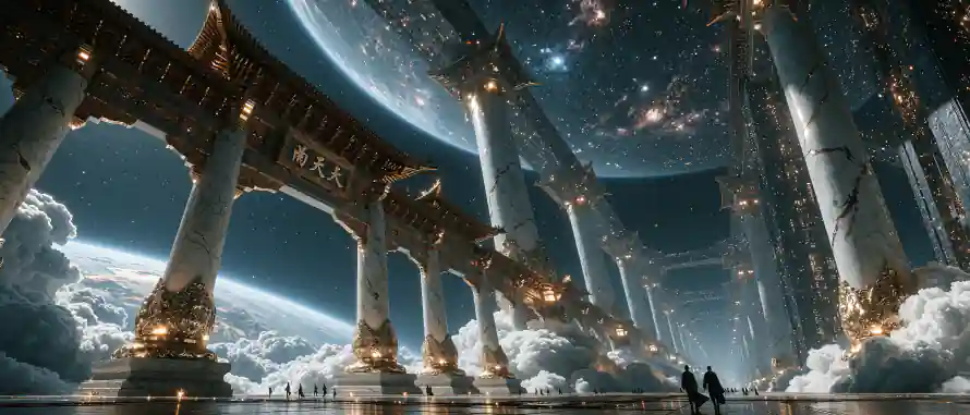 3k云海壁纸-云端 - 天宫-星空「哲风壁纸」