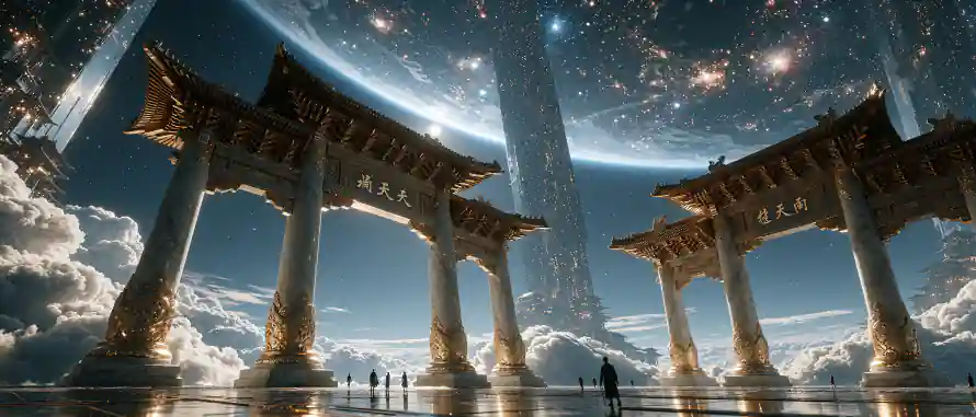 4k云海壁纸 - 仙侠 - 星空 - 玄幻「哲风壁纸」