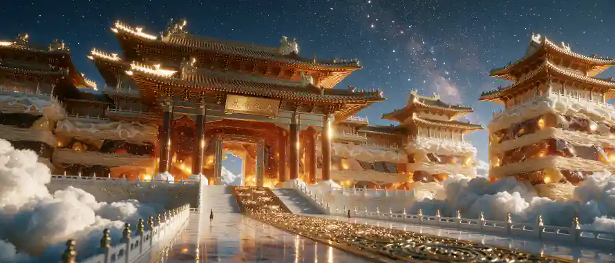 3k云海壁纸-仙宫 - 国风-天宫「哲风壁纸」