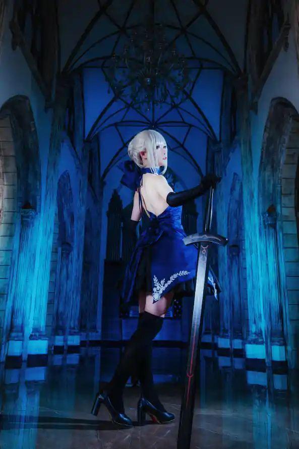 4k石中剑壁纸 - 蓝礼服 - Fate - 哥特教堂「哲风壁纸」 4k石中剑壁纸 - 蓝礼服 - Fate - 哥特教堂「哲风壁纸」