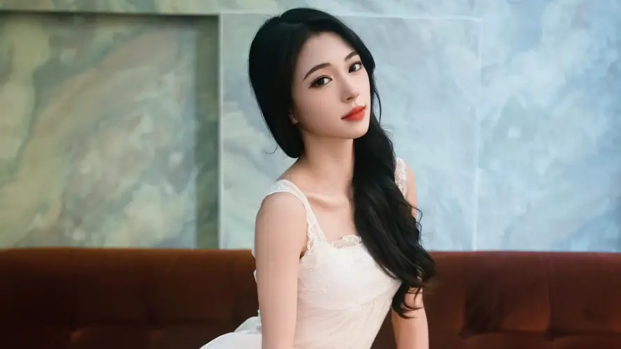 3k优雅壁纸-白裙 - 红唇-美女「哲风壁纸」 3k优雅壁纸-白裙 - 红唇-美女「哲风壁纸」