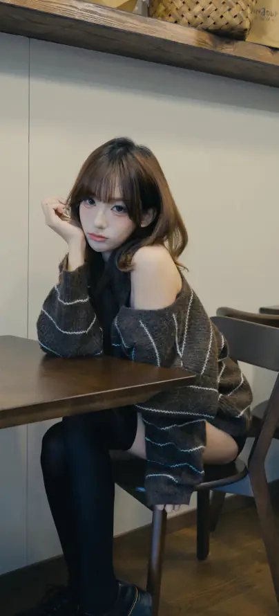 4k🔥壁纸 - 咖啡馆 - 齐刘海 - 休闲穿搭「哲风壁纸」 4k🔥壁纸 - 咖啡馆 - 齐刘海 - 休闲穿搭「哲风壁纸」