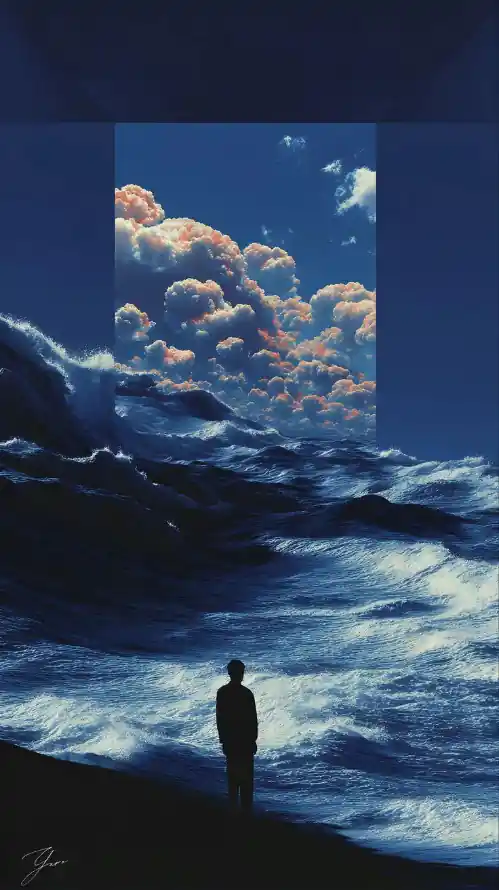 4k壁纸壁纸 - 天空 - 治愈 - 海面「哲风壁纸」