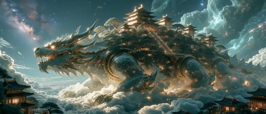 3k云海壁纸-巨兽 - 巨物-星空「哲风壁纸」