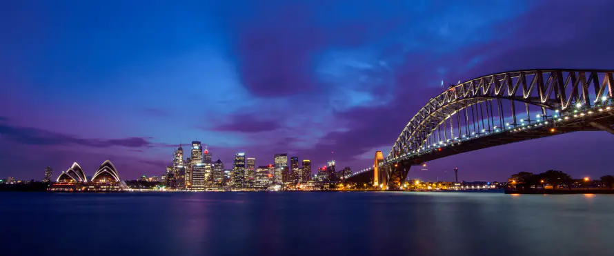 4k夜景壁纸 - 海湾 - 悉尼港 - 宽屏壁纸「哲风壁纸」 4k夜景壁纸 - 海湾 - 悉尼港 - 宽屏壁纸「哲风壁纸」