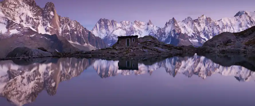 4k湖泊壁纸-雪山 - 静谧-壮阔风光「哲风壁纸」