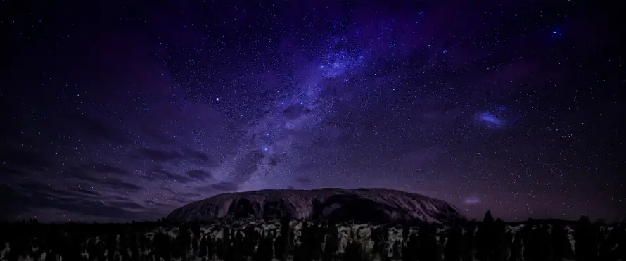 4k夜晚壁纸-夜空 - 旷野-星空「哲风壁纸」