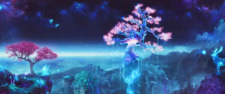 4k仙侠壁纸 - 山谷 - 星空 - 梦幻「哲风壁纸」 4k仙侠壁纸 - 山谷 - 星空 - 梦幻「哲风壁纸」