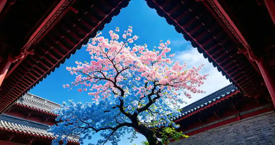 3k仰拍壁纸-壁纸 - 天井-庭院「哲风壁纸」