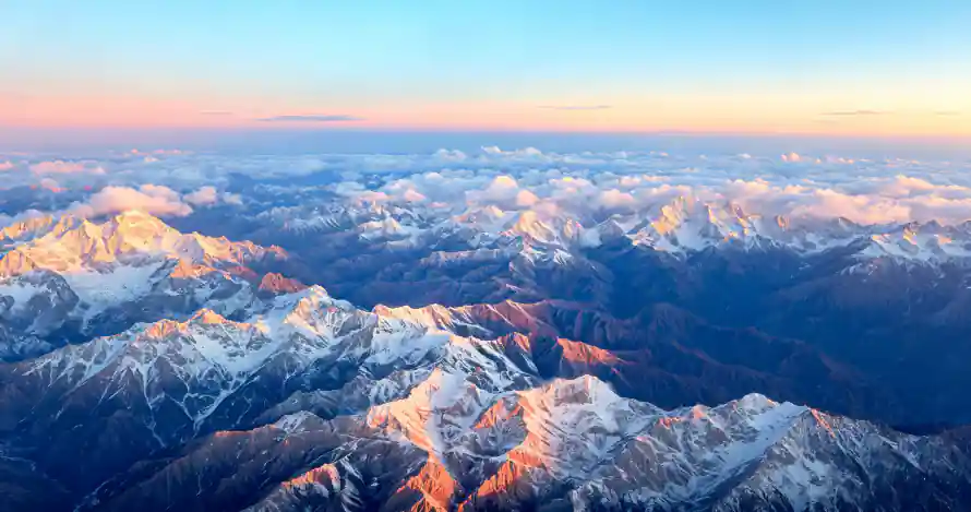 4k日出壁纸 - 山脉 - 雪山 - 积雪「哲风壁纸」