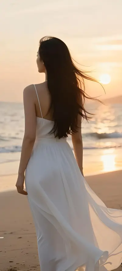 4k日落壁纸 - 沙滩 - 海景 - 海边「哲风壁纸」