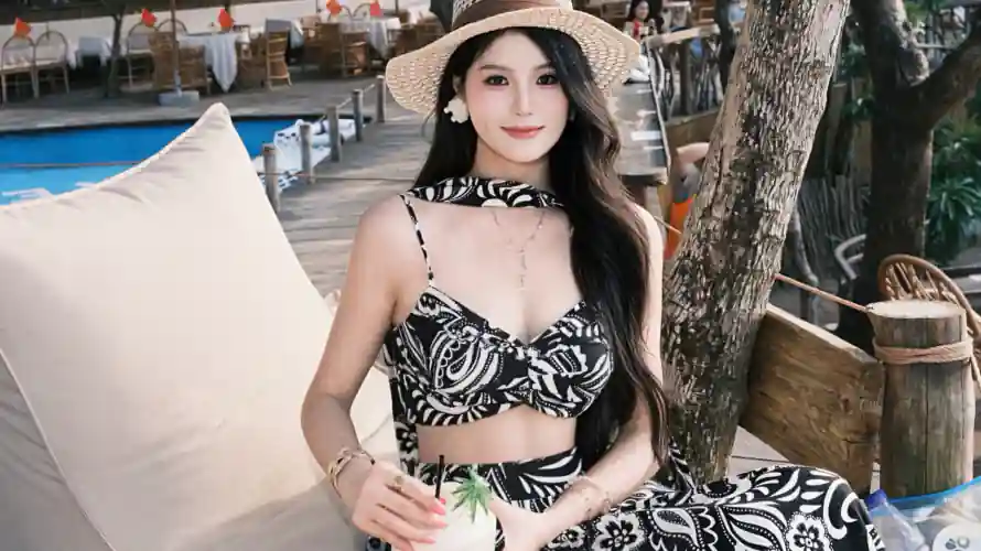 4k休闲壁纸 - 户外 - 泳池 - 美女「哲风壁纸」 4k休闲壁纸 - 户外 - 泳池 - 美女「哲风壁纸」