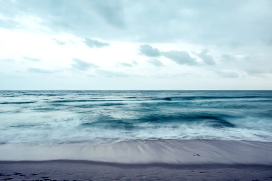 4k沙滩壁纸 - 海 - 海景 - 海浪「哲风壁纸」