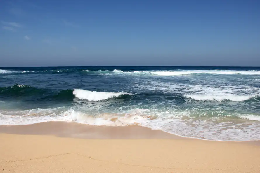 5k沙滩壁纸-海浪 - 海滨-海滩「哲风壁纸」