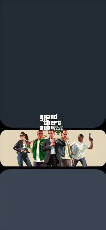 4k手机壁纸 - GTA5 - 圆角横幅 - 持枪人物「哲风壁纸」