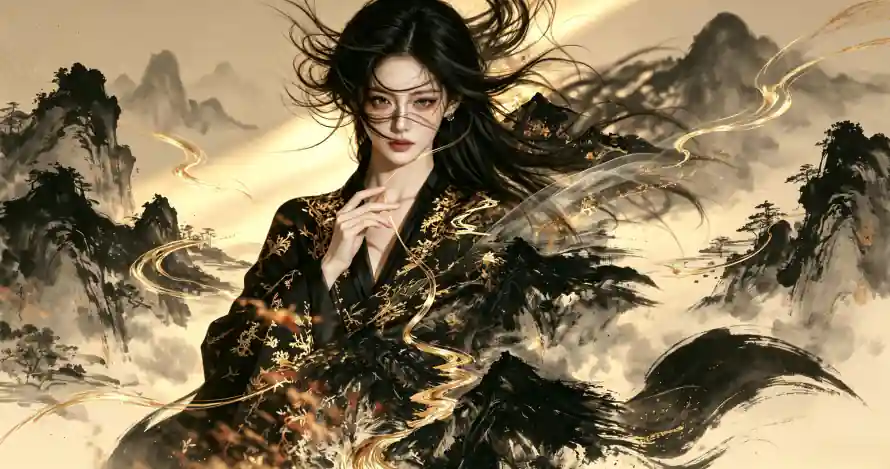 3k仙侠壁纸-壁纸 - 长发-古装女子「哲风壁纸」