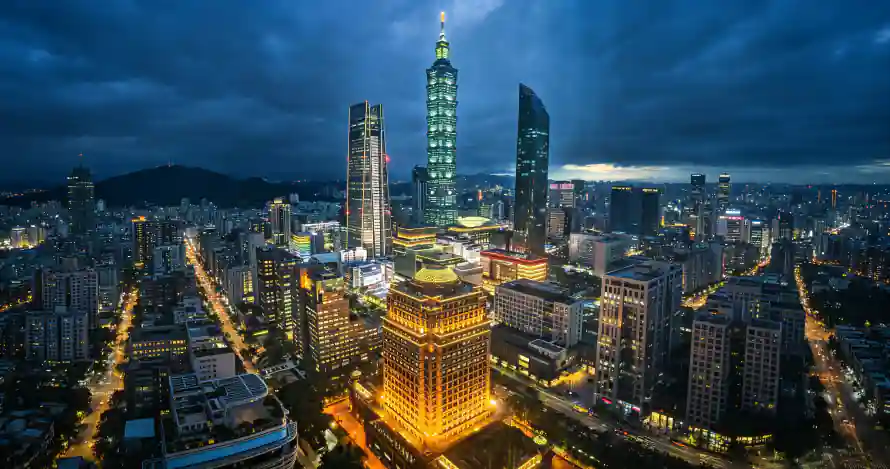 3k壁纸壁纸-城市夜景 - 城市灯光-摩天大楼「哲风壁纸」
