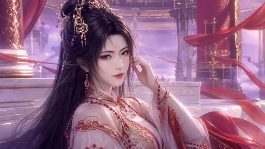 4k黑发壁纸 - 古风 - 仙侠 - 国漫「哲风壁纸」