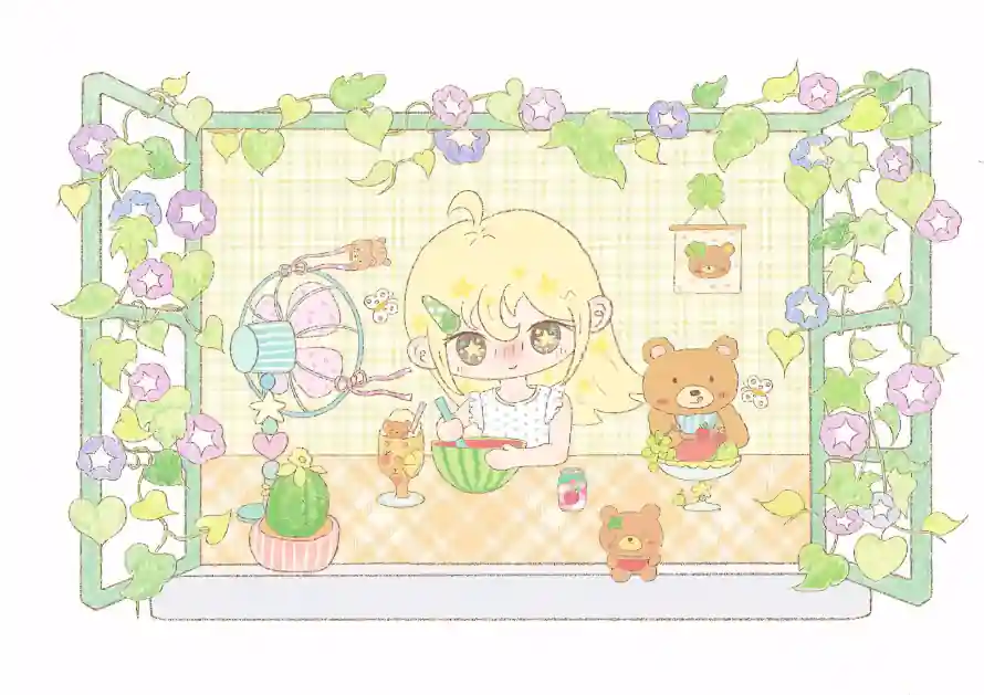 4kQ版壁纸 - 卡通 - 可爱 - 夏日「哲风壁纸」 4kQ版壁纸 - 卡通 - 可爱 - 夏日「哲风壁纸」