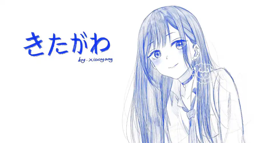 3k手绘壁纸-校服 - 线稿-二次元「哲风壁纸」