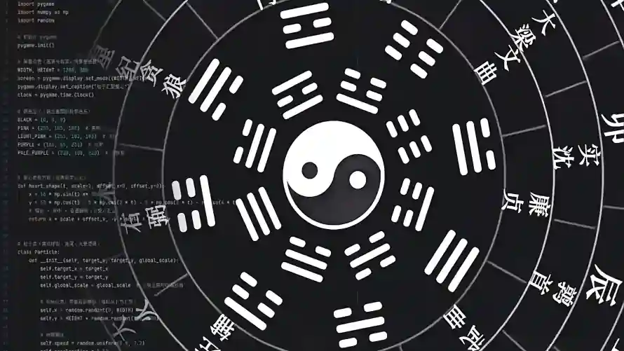 3k代码壁纸-八卦 - 动态-国潮「哲风壁纸」