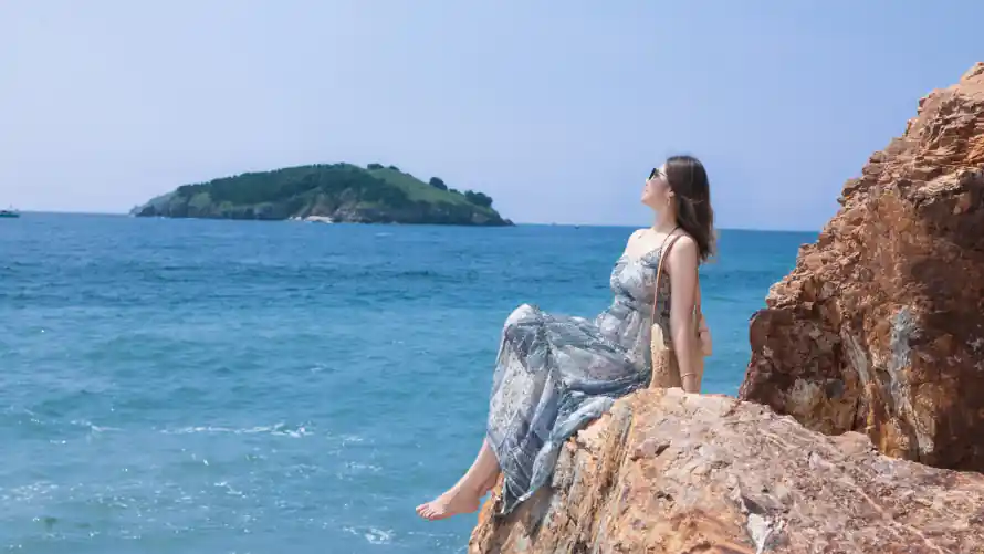 4k墨镜壁纸-度假 - 海岛-海边「哲风壁纸」