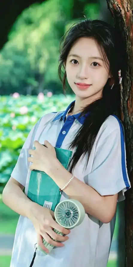 4k夏日壁纸 - 校服 - 清新 - 荷塘「哲风壁纸」