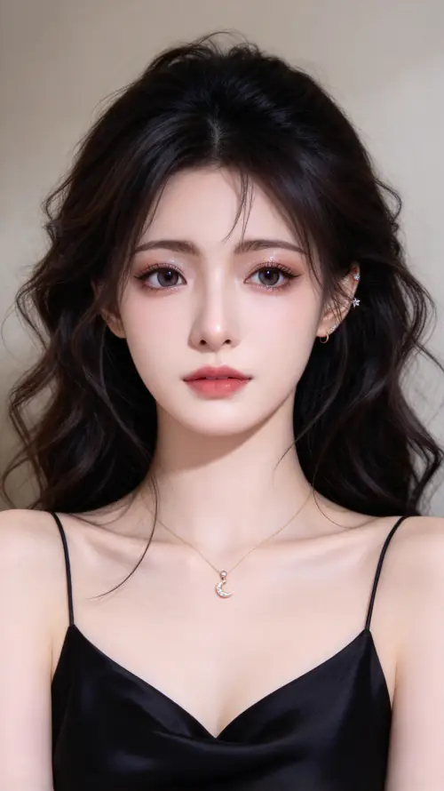 4k耳饰壁纸 - 冷白皮 - AI美女 - 人像写真「哲风壁纸」