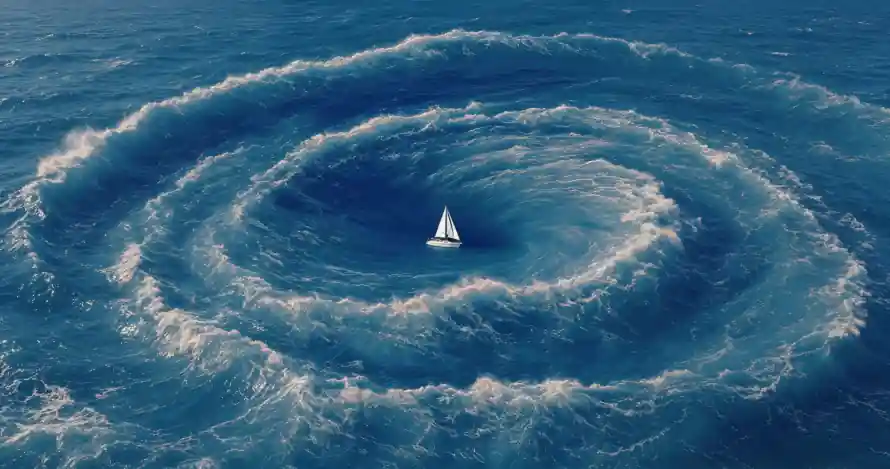3k壁纸壁纸-奇幻 - 帆船-海浪「哲风壁纸」
