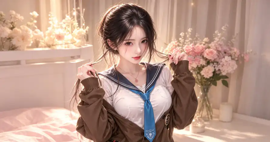 3k壁纸壁纸-室内 - 少女-暖光「哲风壁纸」