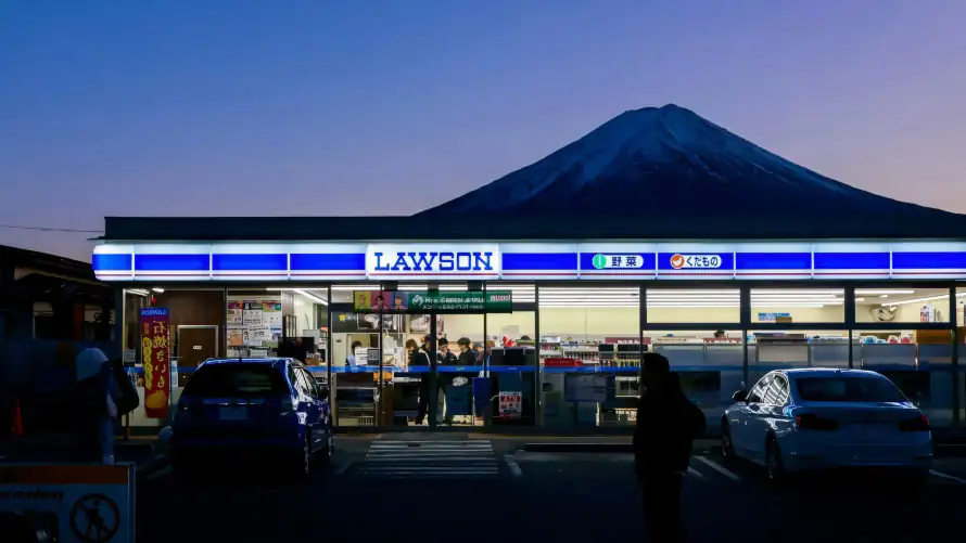 3k日本壁纸-暮色 - 轿车-雪山「哲风壁纸」