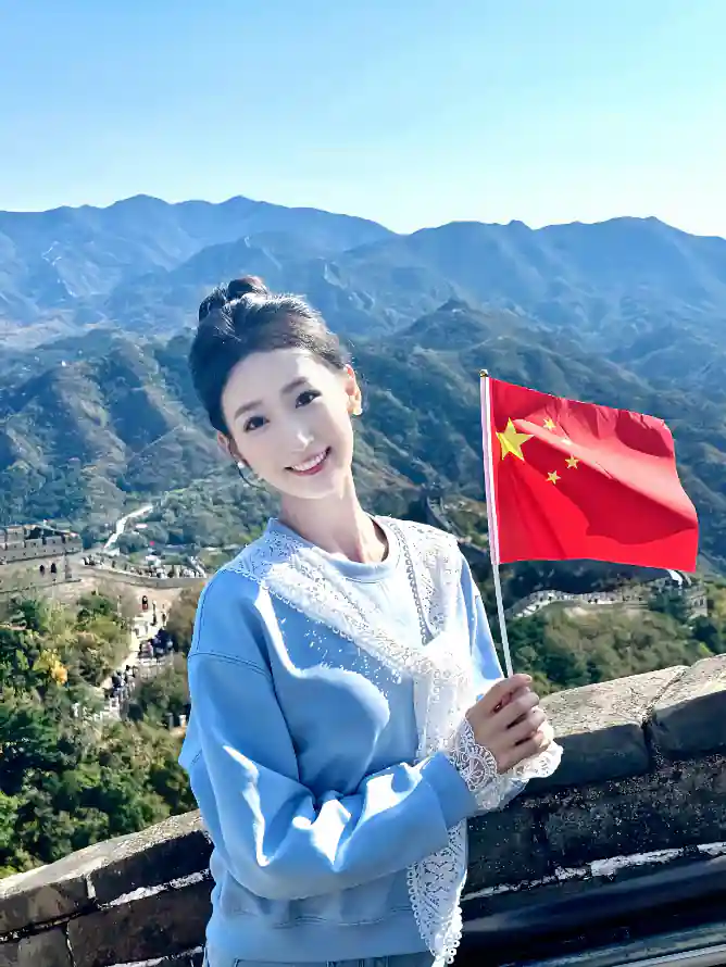 4k山脉壁纸 - 长城 - 美女 - 蓝天「哲风壁纸」