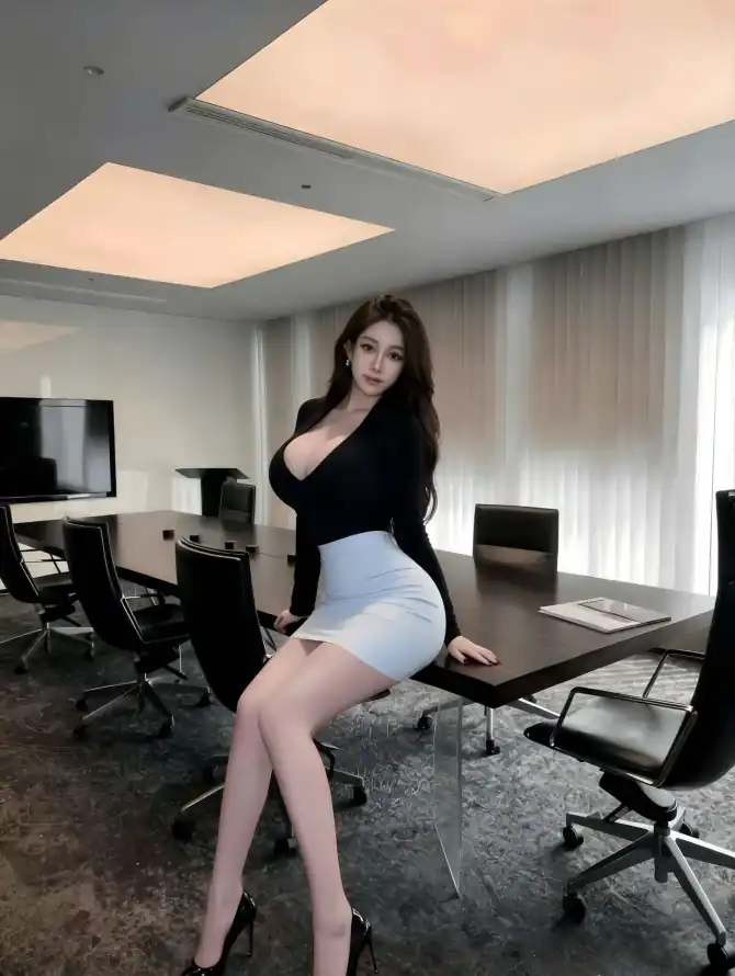 4k性感壁纸 - 美女 - 职场 - 长发「哲风壁纸」