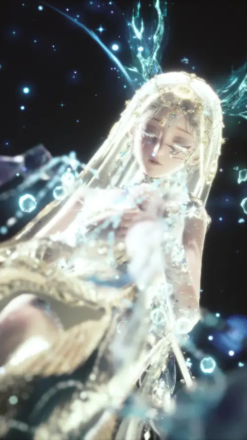 4k头纱壁纸 - 婚纱 - 星空 - 暖暖「哲风壁纸」
