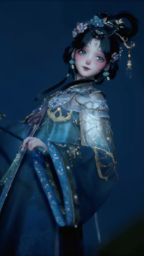 4k发饰壁纸 - 唯美 - 幽夜 - 暖暖「哲风壁纸」