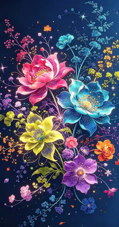 4k手机壁纸 - 插画 - 星空 - 梦幻「哲风壁纸」