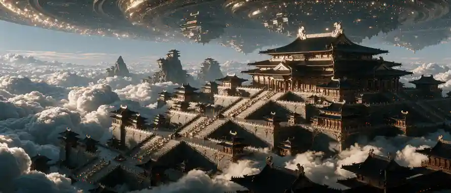 3k云海壁纸-仙侠 - 仙境-天宫「哲风壁纸」