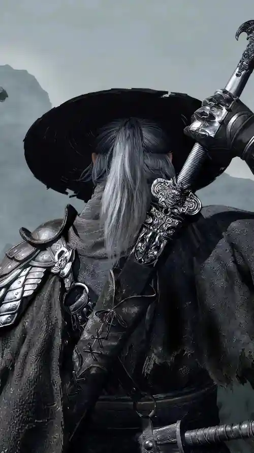 4k国风壁纸 - 持剑 - 斗笠 - 武侠「哲风壁纸」
