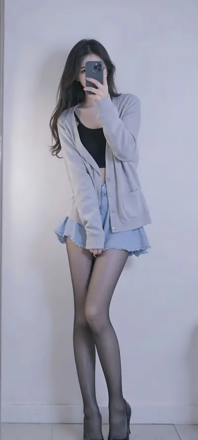 4k美女壁纸 - 自拍 - 长发 - 长腿「哲风壁纸」