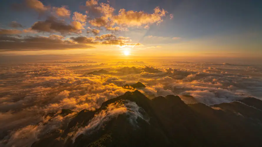 2k云海壁纸-天空 - 山峦-山峰「哲风壁纸」