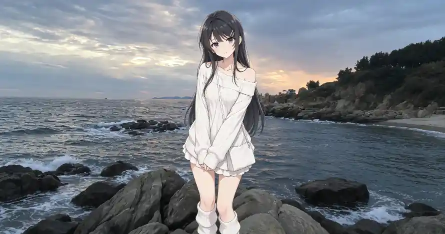 3k壁纸壁纸-晚霞 - 海岸-海浪「哲风壁纸」