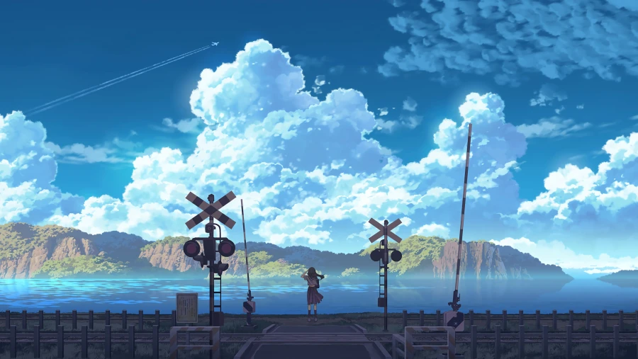 4k天空壁纸-云-《校服》壁纸-动漫女孩「哲风壁纸」 4k天空壁纸-云-《校服》壁纸-动漫女孩「哲风壁纸」