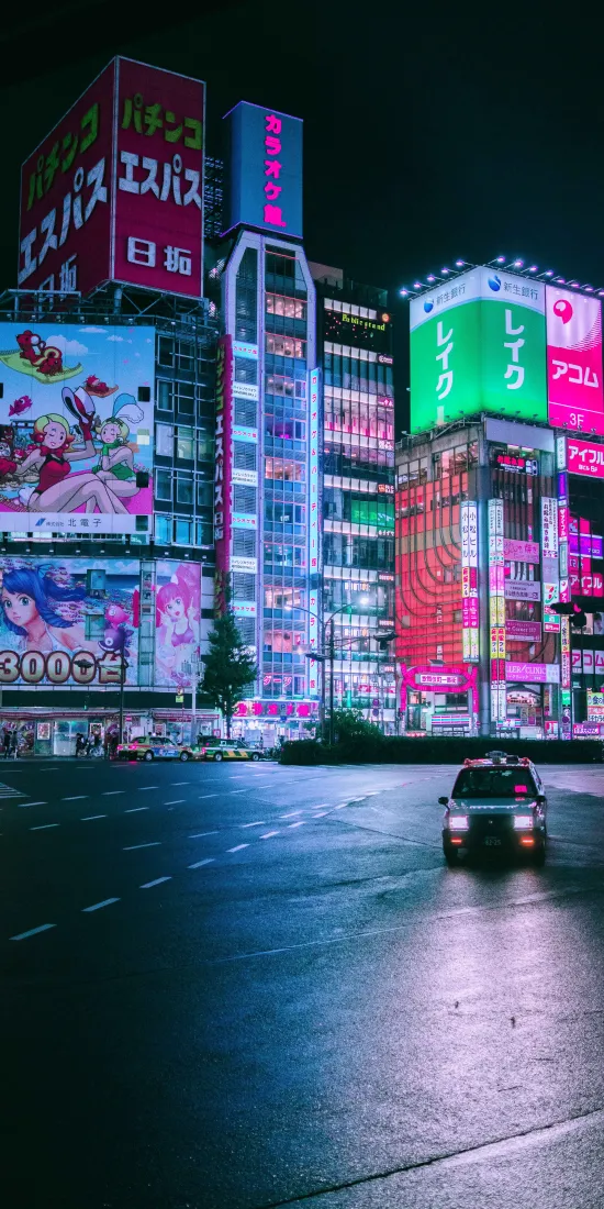 《车灯》手机壁纸-街区-海报背景-粉红色「哲风壁纸」 《车灯》手机壁纸-街区-海报背景-粉红色「哲风壁纸」