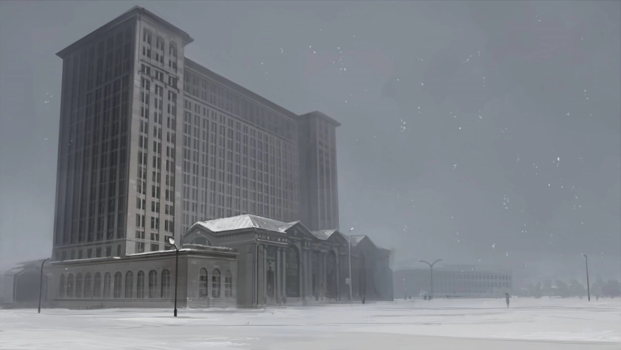 3k建筑壁纸-雪-城市景观背景-灰色背景「哲风壁纸」 3k建筑壁纸-雪-城市景观背景-灰色背景「哲风壁纸」