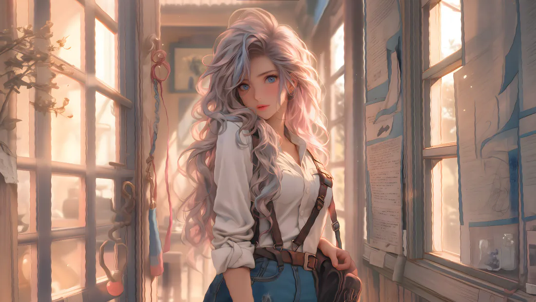 4kAI壁纸 - 美女 - 壁纸推荐 - wallpaper「哲风壁纸」